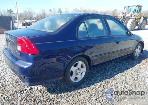 2005 Honda Civic Ex z USA, uszkodzony, nr VIN 2HGES26725H508717